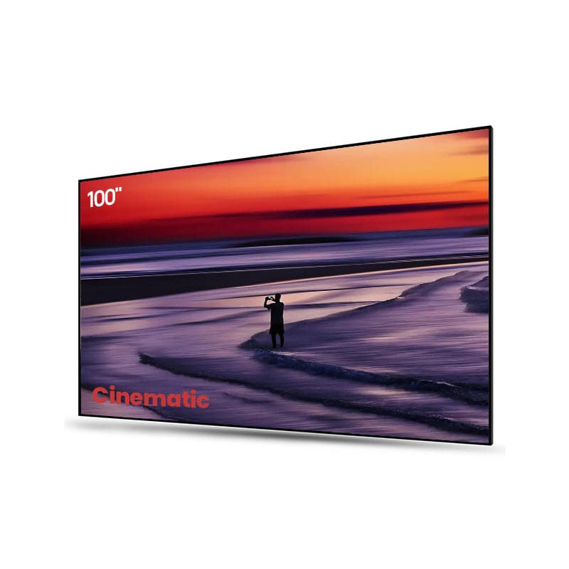 100 Zoll AWOL Vision Cinematic ALR Leinwand für Ultrakurzdistanz Beamer mit lebensechter Bildwiedergabe.