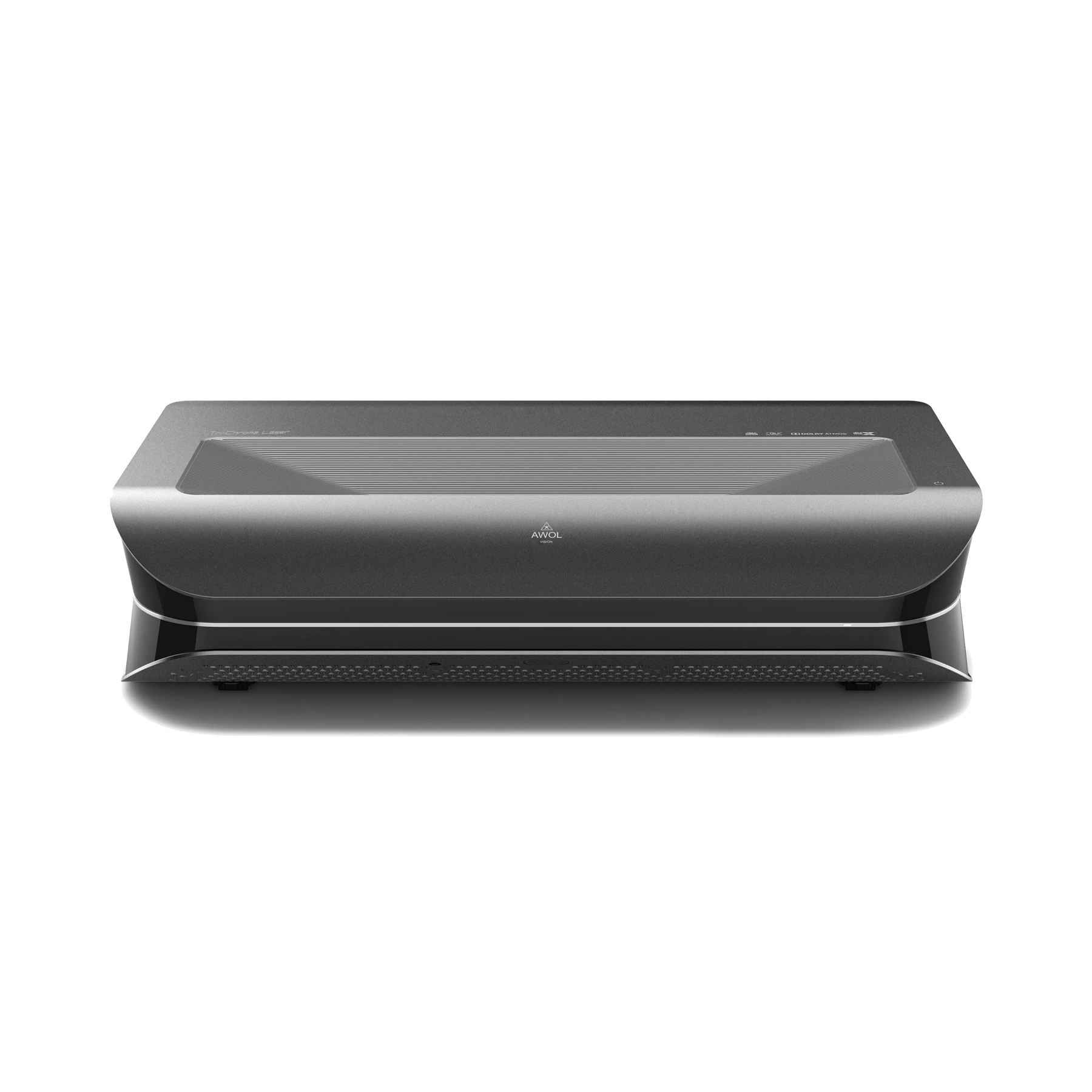 AWOL Vision LTV-2500 4K HDR Laser Beamer Frontansicht mit modernem Design.