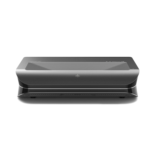 AWOL Vision LTV-2500 4K HDR Laser Beamer Frontansicht mit modernem Design.