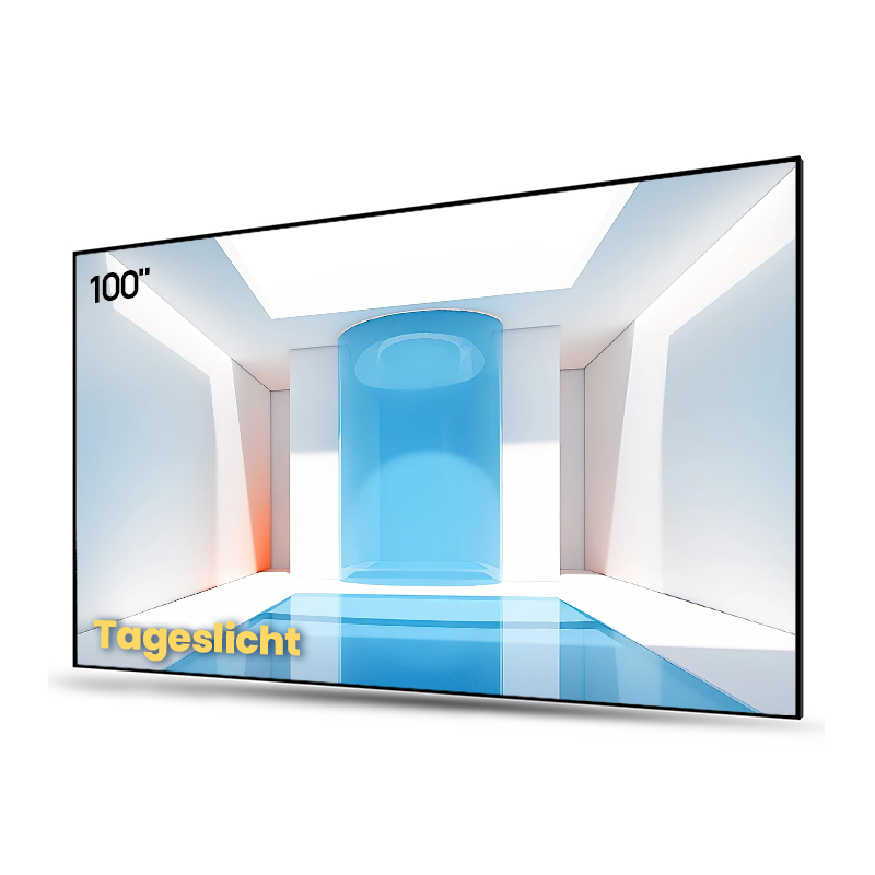 AWOL Vision 100 Zoll Tageslicht Fresnel ALR Leinwand für lichtdurchflutete Umgebungen.