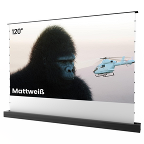 100" -120" Matte white floor-standing canvas