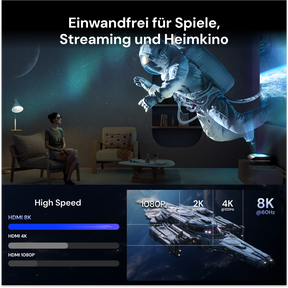 AWOL Vision 8K Ultra High Speed zertifiziertes HDMI-Kabel