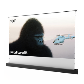 100" -120" Matte white floor-standing canvas