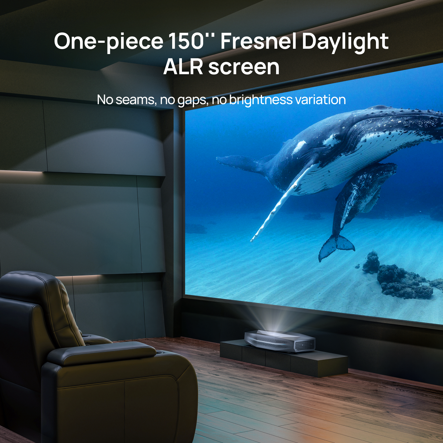 120''-150'' Next-Gen Tageslicht Fresnel ALR Leinwand