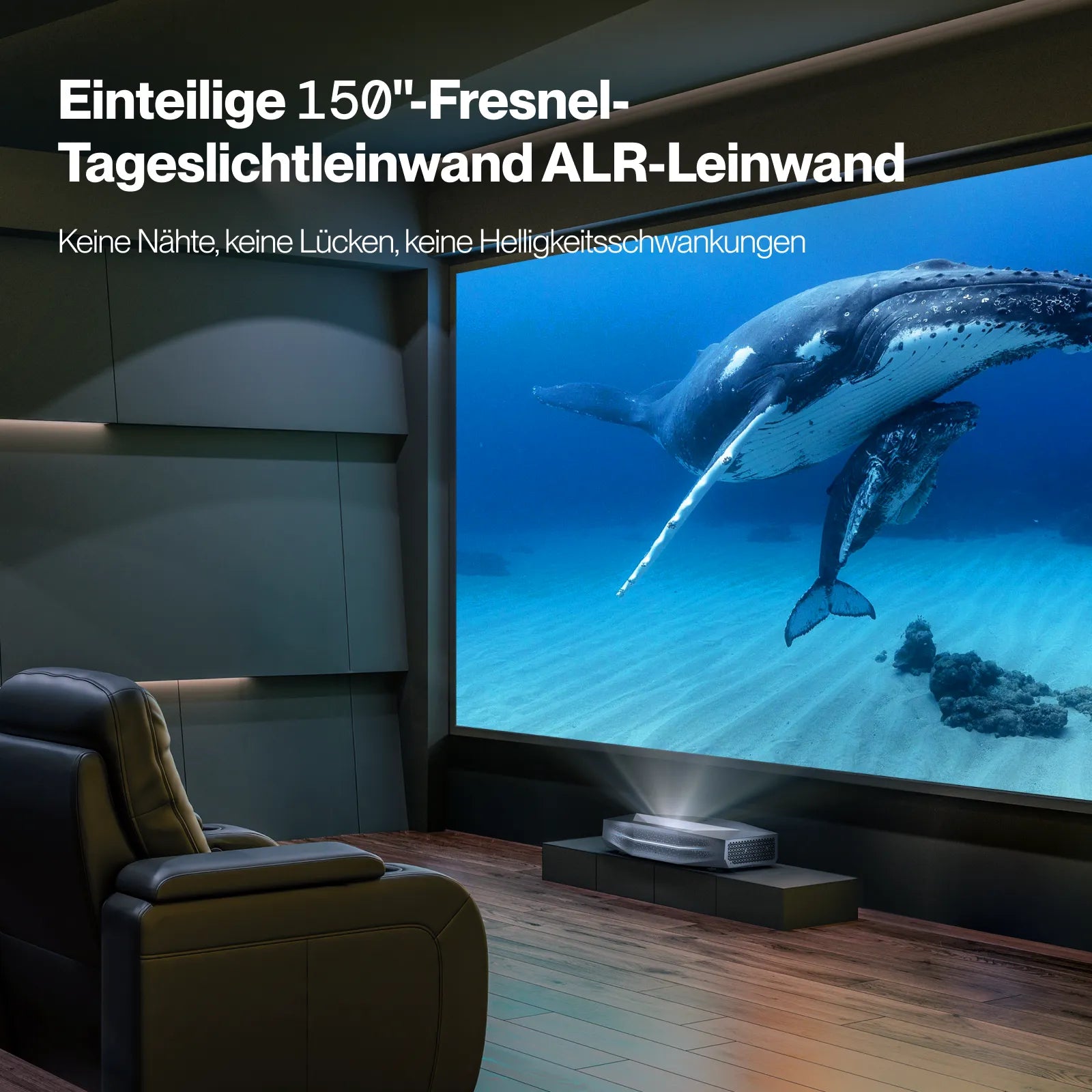 120''-150'' Next-Gen Tageslicht Fresnel ALR Leinwand