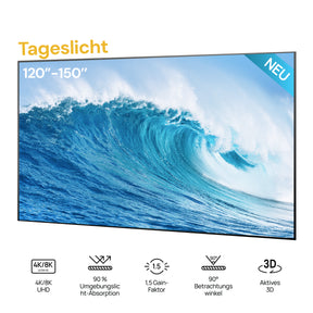 120''-150'' Next-Gen Tageslicht Fresnel ALR Leinwand
