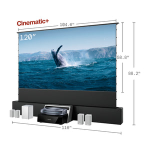 Aetherion Max+120'' Motorisierte Bodenleinwand+120'' Station Paket+ 4.1.2 ThunderBeat