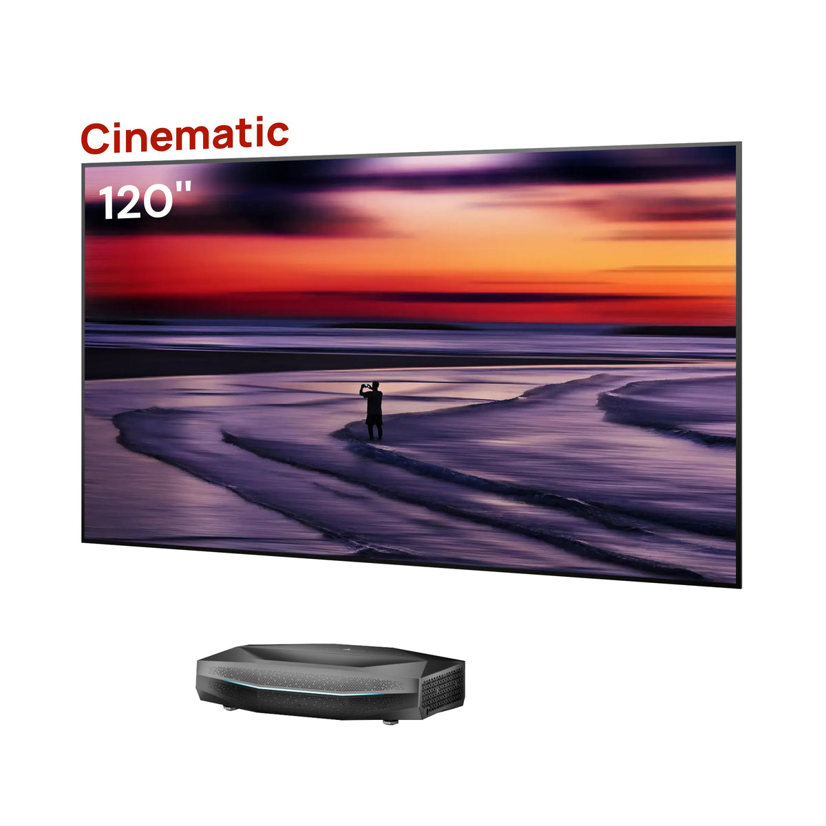 Aetherion Pro+120'' Cinematic ALR Leinwand Paket