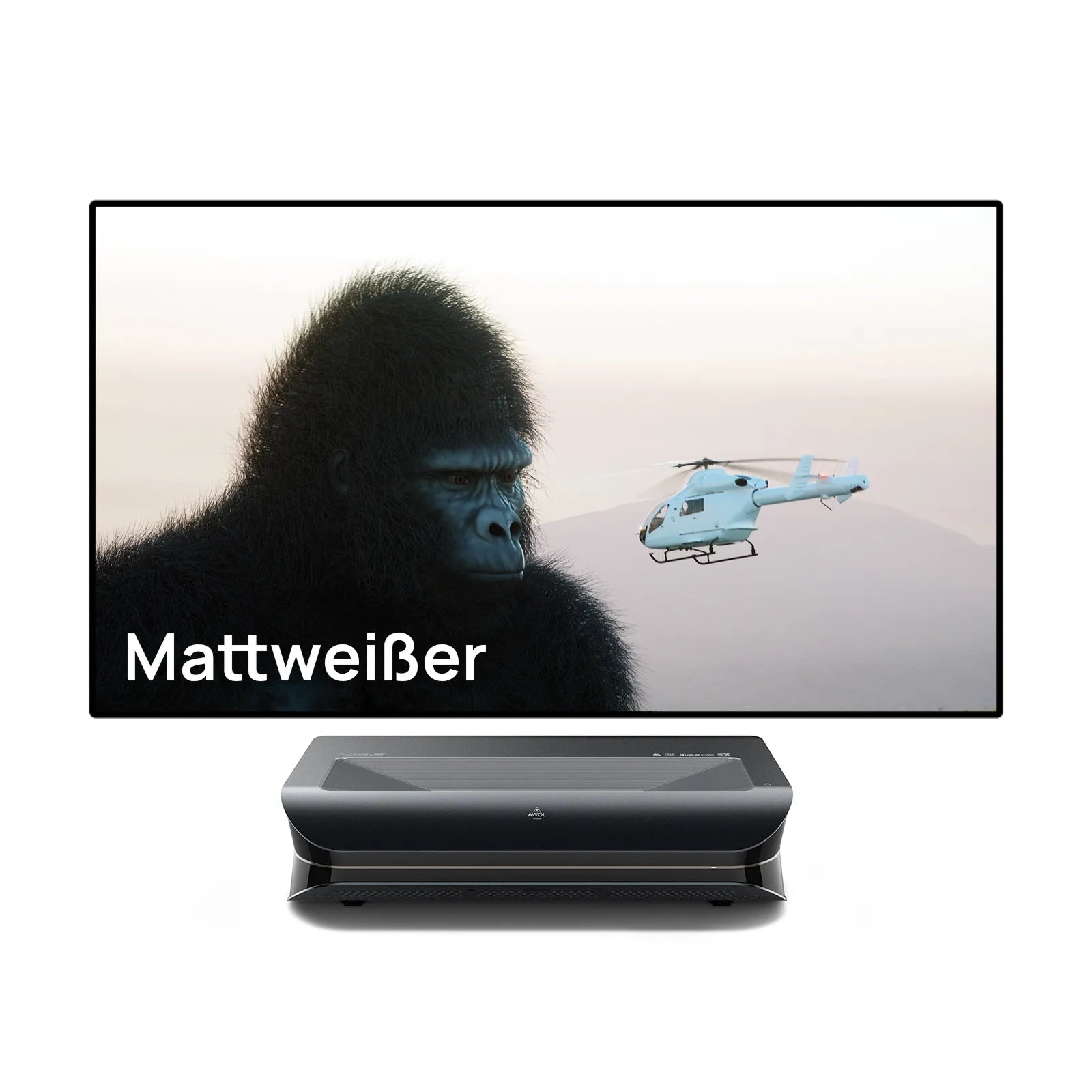 LTV-3500 Pro + 100''-120'' Mattweißer Leinwand