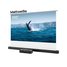 Der LTV-3000 mit einer 100-Zoll mattweißen motorisierten Bodenleinwand ist ideal für den Heimgebrauch.