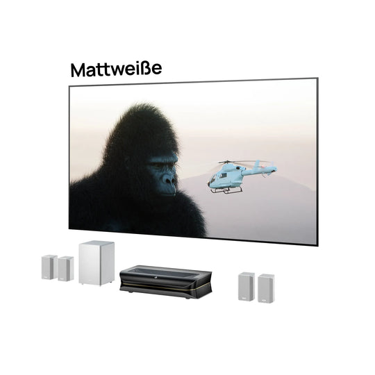 LTV-3000 Pro + 100''-120'' Mattweißer Leinwand + ThunderBeat