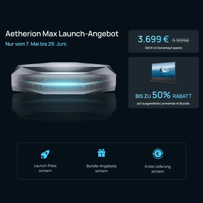Aetherion Max 4K RGB-Laser UST-Projektor