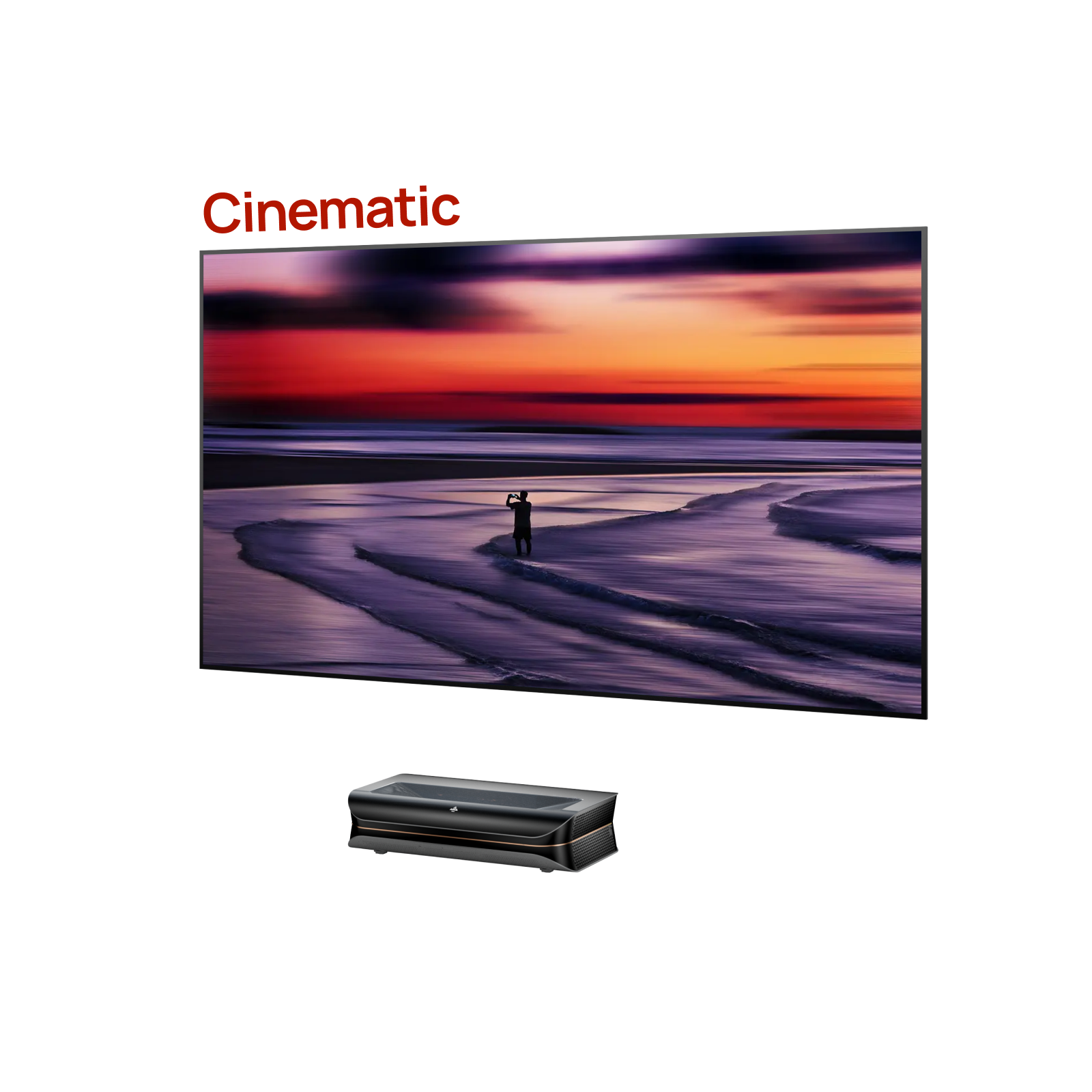 LTV-3500 Pro +100''-132'' Cinematic ALR Leinwand Paket