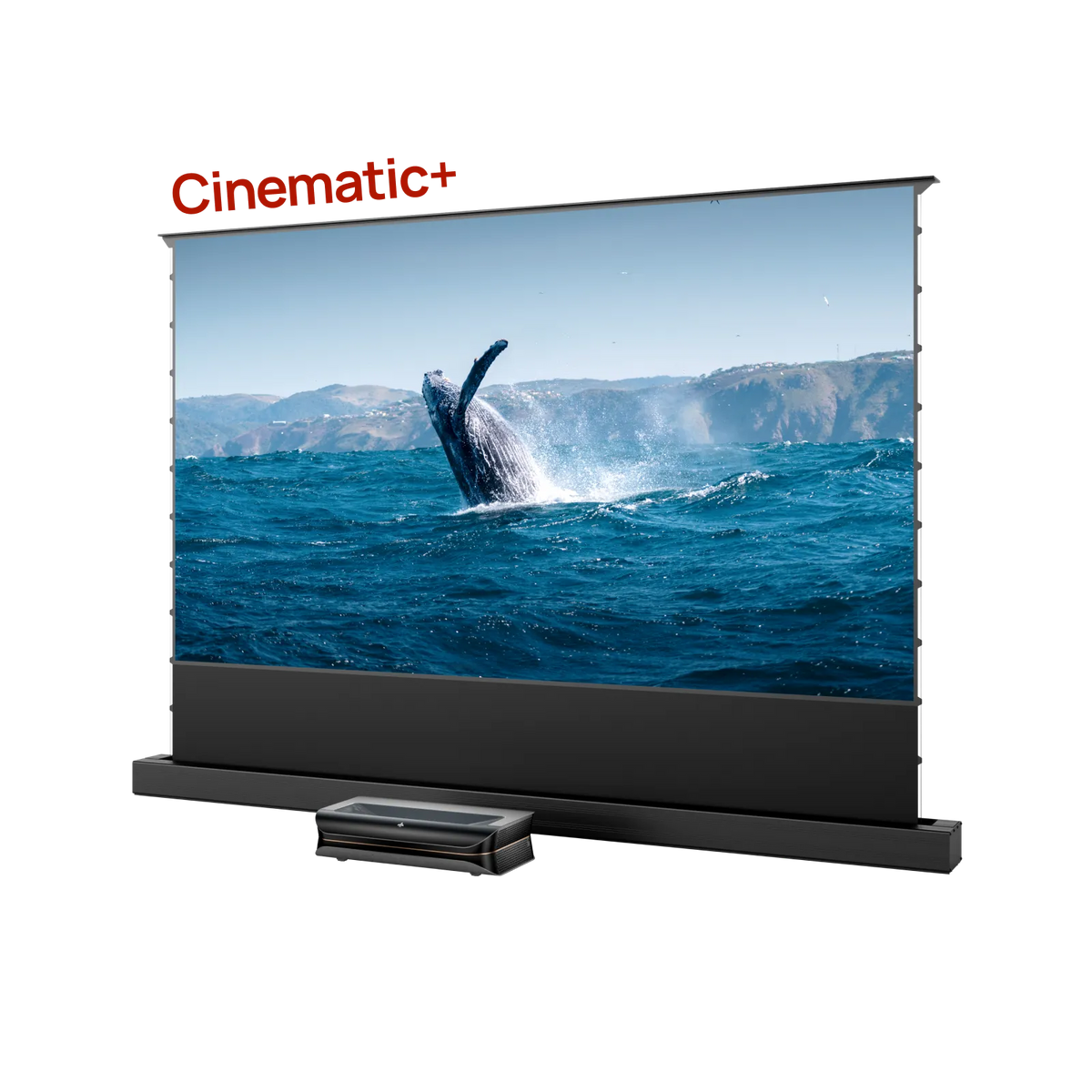 LTV-3000 Pro + 100'' -120'' Motorisierte bodenaufsteigende Projektorleinwand-Paket