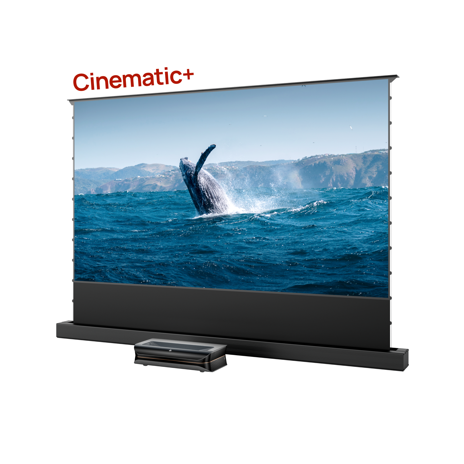 LTV-3500 Pro + 100'' -120'' Motorisierte bodenaufsteigende Projektorleinwand Paket