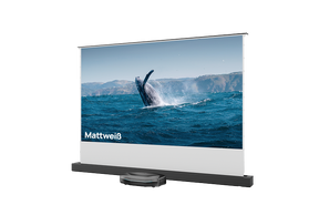 Aetherion Pro+100'' -120'' Mattweiße Bodenaufsteigende Leinwand Paket