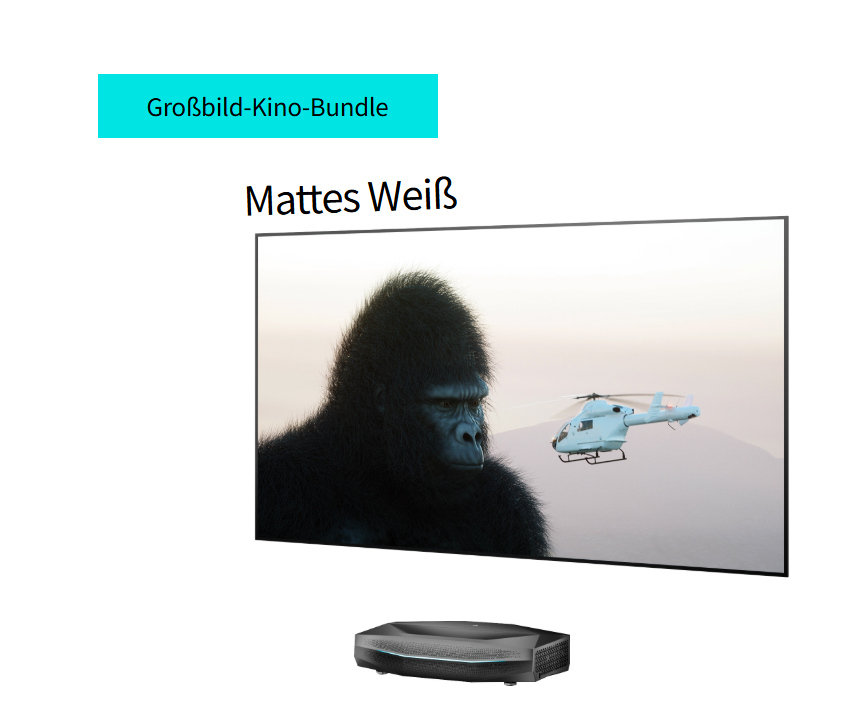 Aetherion Pro+100'' Matte White Floor Rising Screen
