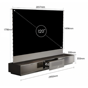 AWOL Vision Vanish Laser-TV – NUR DER SCHRANK
