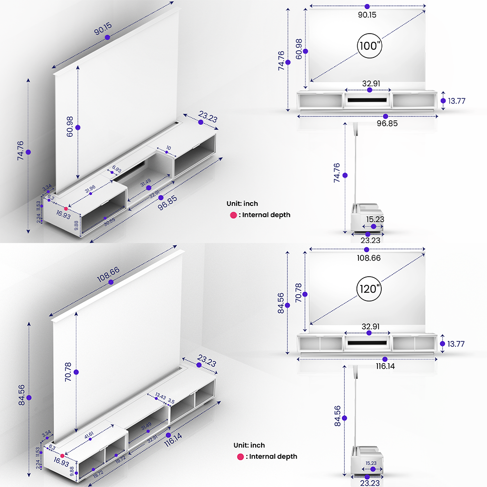 AWOL Vision Vanish Laser-TV – NUR DER SCHRANK