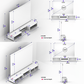 AWOL Vision Vanish Laser-TV – NUR DER SCHRANK